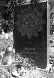 Grób Halkowskiego na cmentarzu przy ulicy Miodowejw Krakowie.
