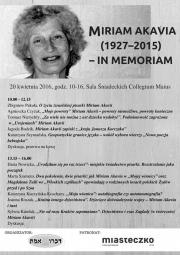 Program sesji. Zdjęcie pisarki - Zb. Pakuła